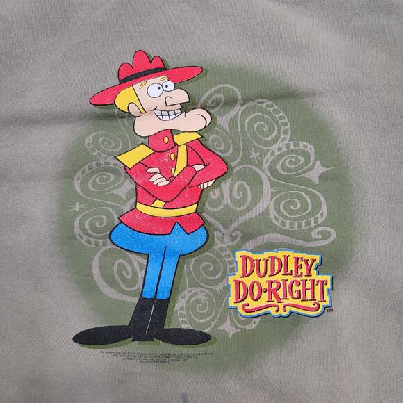 Vintage Dudley Do-Right Sweatshirt Womens Large 23x23 Boxy - Picture 15 of 16